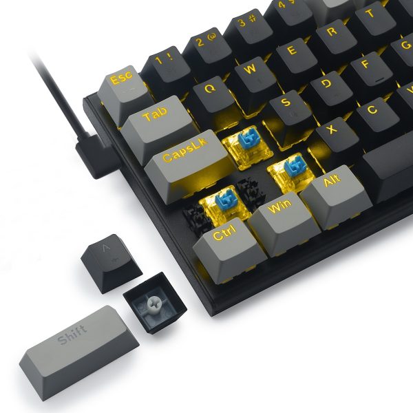 HUO JI E YOOSO Z 11 60 Mechanical Keyboard USB Wired LED Backlit Axis Gaming Mechanical 2 - 60 Keyboard