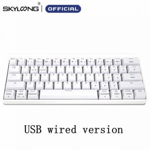 Skyloong Mini Portable 60 Mechanical Keyboard Wireless Bluetooth Gateron Mx RGB Backlight Gaming Keyboard GK61 SK61.jpg 640x640 - 60 Keyboard