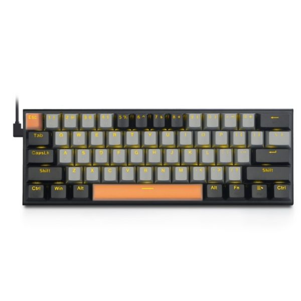 Z 11 Wired 60 Mechanical Gaming Keyboard E Yooso 61 Keys TKL Design Black Gray Led 1.jpg 640x640 1 - 60 Keyboard